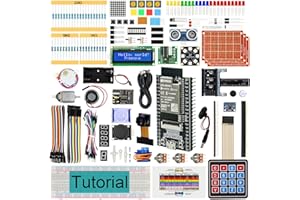 Freenove Ultimate Starter Kit for ESP32-WROVER (Included) (Compatible with Arduino IDE), Onboard Camera Wireless, Python C, 814-Page Detailed Tutorial, 240 Items, 127 Projects