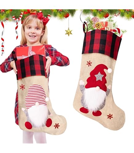 Chaussette Noel Personnalisée Petit Sapin De Noël Décoré Chaussettes De Noel A Suspende Pesonnalisable Lot De 3 Chaussettes De Noël à Suspendre Chaussette De Noel Personnalisé