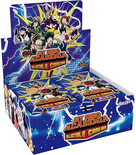 My Hero Academia Collectible Card Game - Booster Box - Series 2: Crimson Rampage | Trading Card Game | Age 14 | for 2 Players | Average Playtime 45 Minutes | Made by Jasco Games