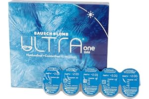 BAUSCH + LOMB ULTRA ONE DAY lentillas diarias esféricas, 90 unidades / 8.6 BC / 14.20 DIA / -04,50