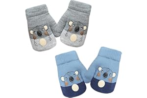 Bseical 2 Paia Di Guanti Per Bambini, Guanti Invernali Bambino Muffole, Guanti Bambino, Guanti Invernali Guanti Caldi Toddler Per Ragazzi E Ragazze 1-3 Anni