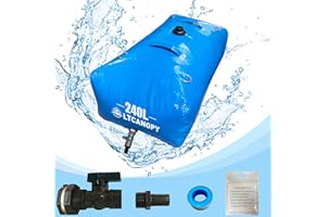 LTCANOPY Serbatoio Flessibile Acqua Pieghevole,Serbatoio d'Acqua Pieghevole,Stoccaggio dell'Acqua di Grande capacità,Tanica Acqua Cisterna Acqua Contenitore Acqua Serbatoio Acqua Tanica Acqua Litri