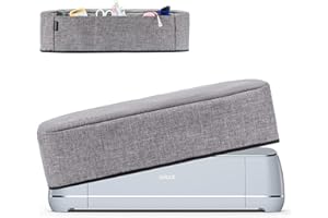 TRO&HOM Cover per Cricut Maker 3/Cricut Maker/Explore Air 2, copertura antipolvere con tasche per attrezzi Cricut Accessori, penne, Cicut Maker Circut Maker 3 Cover Scrapbooking Die Cut Machine Cover