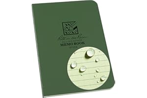 Rite in the Rain All-Weather Cuaderno de bolsillo, Resistente a la intemperie, Verde, 8,9 x 12,7 cm (3,5 x 5 pulgadas)