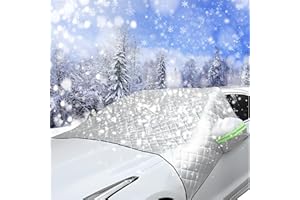 JAONLD Protector Hielo Parabrisas Cubierta de Parabrisas Coche 230*148 cm Plegable Universal,Tapasol para Coche Parabrisas Protección Contra la Nieve,la Lluvia y el Sol para la Mayoría de los Coches