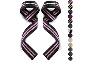 Fitgriff® Paski do podnoszenia ciężarów (wyściełane) do treningu siłowego, kulturystyki, fitnessu, martwego ciągu, dla kobiet i mężczyzn