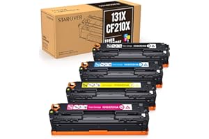 STAROVER Kompatible Tonerkartusche, Ersatz für HP 131X 131A CF210X CF210A für HP Laserjet M251nw M276nw,128A CE320A CP1525n CP1525nw CM1415fn CM1415fnw,125A CB540A CP1215 CP. 1515n CM1312 CM1312nfi