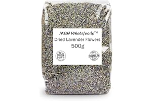 MQH Wholefoods™ Dried French Lavender Flowers Loose Fresh Natural Genuine Scent Pot Pourri Premium Quality! (500g)