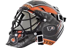 Franklin Sports NHL Team Logo Mini Hockey Goalie Mask with Case - Collectible Goalie Mask with Official NHL Logos and Colors