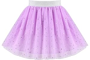 Sunny Fashion Filles Jupe Bleu Cœur Paillettes Pétillant Tutu Danse 2-12 Ans