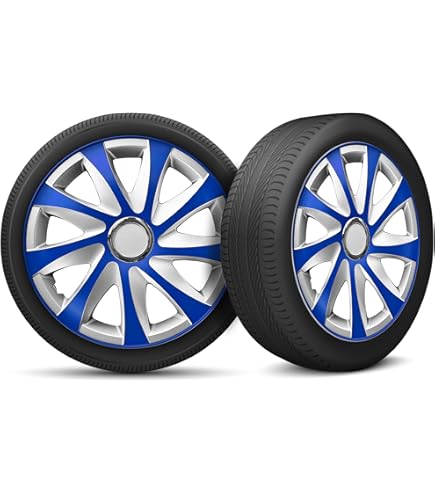 Wieldoppen voor de auto, 4-delige set, geschikt voor alle stalen velgen