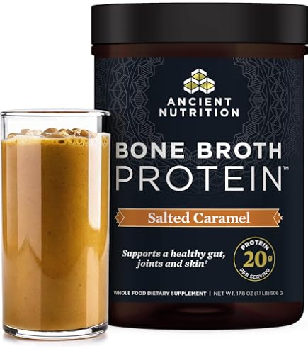 Ancient Nutrition Bone Broth Protein Powder, 20g Protein Per Serving, Paleo, Low Carb Superfood, Vanilla, 20 Servings: Buy Online at Best Price in UAE