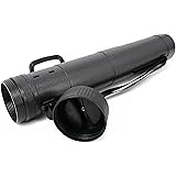 SuperSavvySupplies Large Telescoping Document Tube 30-50 Inches Expanding Poster Carrier Safely Transports & Stores Artwork P
