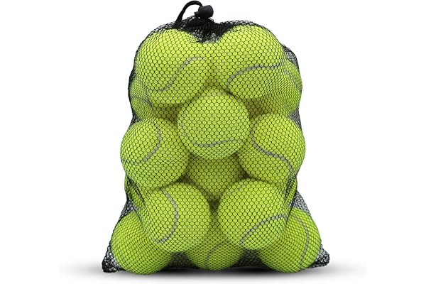 Tennis Ball for Cricket Pack of 12, Soft and Lightweight, Perfect for Tournament, Street Matches, Lawn Games, and Court Practice. Made Rubber Material, These Tennis Balls