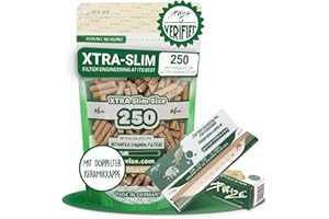 ‎PURIZE PURIZE® Beutel | 250 XTRA Slim Size Aktivkohlefilter (Spezial Set) Organic