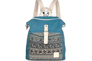 EVEOUT Zaino per Studenti Universitari in Tela Casual Unisex, Zaino da Lavoro per Donne e Uomini per Viaggi Scolastici, Escursionismo in Campeggio