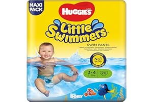 ‎HUGGIES Huggies Little Swimmers Schwimmwindeln, Größe 3-4 (7-15 kg), 1 Packung mit 20 Stücke