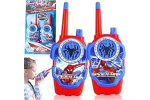 Talkies Walkies Enfants,2 Pièces Talkie-Walkies,Jeu de Communication pour Enfant,Ensemble de Talkies-Walkies,sans Fil Talkie walkie pour Enfants Convient aux Garçons et aux Filles Garçon (A)
