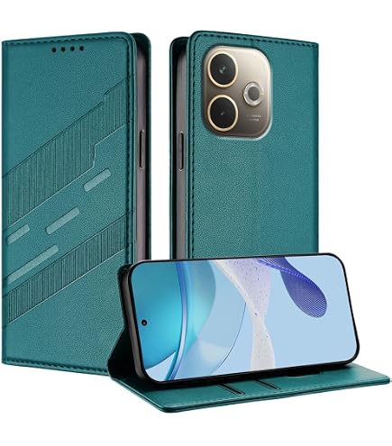 HAOYE Leather Folio Cover per BlackView A55, PU Premium Filp Case