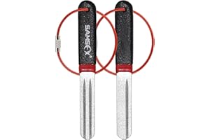 SAMSFX Afilador de anzuelos de pesca de doble grano de diamante, herramienta de molienda para pescadores, paquete de 2 unidades en paquete (mango negro y rojo)