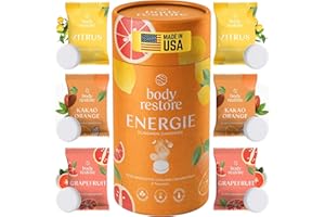 Body Restore Duschdampfer Aromatherapie 6er-Pack – Adventskalender Füllung, Adventskalender Frauen, kleine Geschenke, Kleinigkeiten für die Adventszeit, Beauty-Geschenke für Männer – Citrus