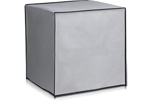 kwmobile Housse compatible avec Thermomix TM5 / TM6 - Housse de protection intégrale pour robot de cuisine - gris clair