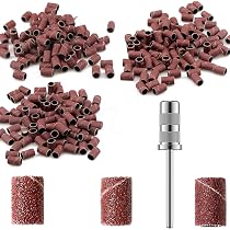 150 Stück Schleifhülsen Set – Für Nagelbohrer, Körnung 80/120/180, Maniküre & Pediküre