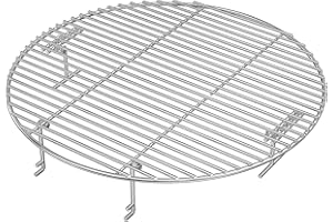 onlyfire Griglia di Cottura in Acciaio Inossidabile Griglia di Riscaldamento per Big Green Egg, Weber, Kamado Joe Classic, Pit Boss, Louisiana Grills, 44,5 cm