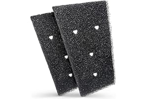 Plemont Juego de 2 filtros para secadora Bauknecht, Privileg & Whirlpool, filtro HX 481010716911, filtro de bomba de calor, filtro de esponja