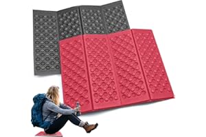 Qullmartle 1 Piezas Esterilla Plegable para Sentarse Cojín de Asiento Portátil,Portátil Cojín Plegable Al Aire Libre,Plegable Estera para Parque Picnic Acampa Interiores y al Aire Libre