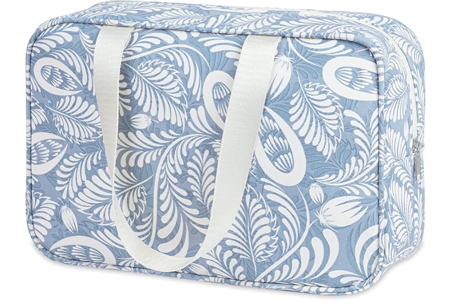 Full Size Toiletry Bag Large Cosmetic Bag Travel Makeup Bag Organiz...