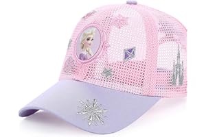 Fancyland ELSA Basecap Kinder Mädchen Jungen Glitzer-Trucker Cap Frozen 2 Eiskönigin Kinder Anna und ELSA Sonnenhut