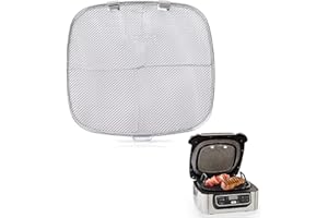 Skyearman - Escudo antisalpicaduras de repuesto para Ninja AG301EU Foodi 5 en 1, antisalpicaduras de acero inoxidable para Ninja Foodi AG300 AG400 Air Fryer Accessories