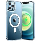 Ehr. Transparent Case with Magsafe Wireless Charging Feature with iPhone 12 Pro Max Compatible Camera Protection (Transparent, iPhone 12 Pro Max)