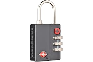 Wenger 604563 Combination Lock TSA Black