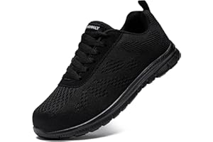 DYKHMILY Scarpe Antinfortunistiche Uomo Scarpe Antinfortunistica Donna Leggero Anti Schiacciamento Traspirante Anti Perforazione Comodo Scarpe da Lavoro
