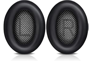 Bingle Ersatz Orpolster für Bose QC35 Serie, Premium Ersatzpolster für Bose QuietComfort 35 (QC35) Kopfhörer, Over-Ear Kopfhörer Bose QuietComfort35 und Bose QuietComfort 35 II (QC35 II)