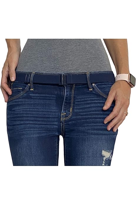Cintura Invisibile Donna Elastica - Regolabile, Fibbia Piatta, Per Jeans E Abiti - Foto 9