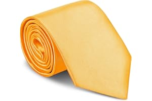 URAQT Męski krawat, elegancki satynowy krawat 8 cm dla mężczyzn, klasyczny krawat ślubny do biura lub na uroczystość