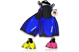 AQUAZON Alicante Aletas Ajustables, Aletas de Snorkel, Aletas de Buceo, Aletas de natación para niños y Adultos para Snorkel, natación