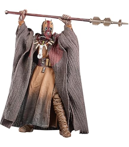 Star Wars The Black Series - Tusken Raider (Episodio IV) Figura 15cm Con 5 Accessori