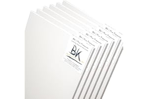 BK BILDERRAHMEN KOLMER 6X BK Plus | Tela Cotone 80x100cm | Tela su Telaio a barella 80 x 100 cm | Tela Due innescata, pronta a dipingere Telaio a barella con Tela