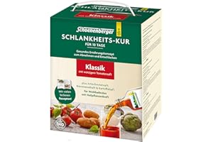 ‎SCHOENENBERGER Schoenenberger - Schlankheits-Kur Klassik - 1 Set mit würzigem Tomatensaft, Artischockensaft, Brennnesselsaft, Kartoffelsaft - gesundes Ernährungskonzept zum Abnehmen - Kur für 10 Tage - bio
