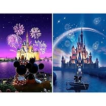 ILYUFO Diamond Art Flowerpot Kit For Adults | DIY Sparkling Planter Craft, Desktop Ornament & Gift (Fireworks Design)