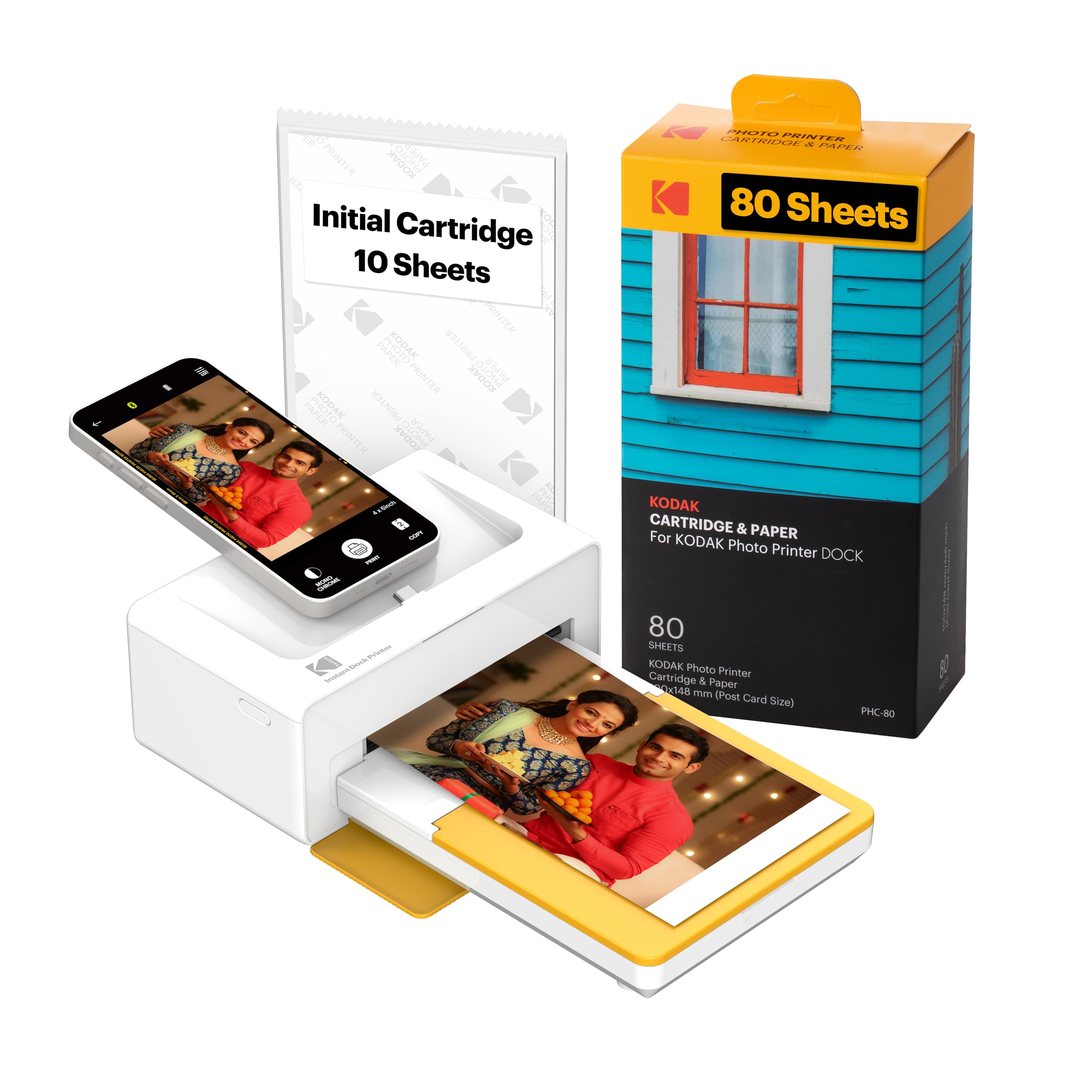 KODAK Dock Plus 4Pass Instant Photo Printer Review with 90 Sheets Bundle