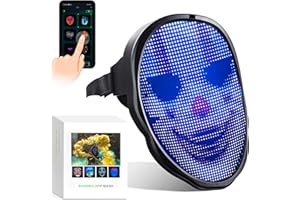 Original Cup Maska LED La Purge® | najwyższa jakość, twarde tworzywo sztuczne, 3 tryby migania, maska LED, cosplay, Halloween, neon, 100% horror, 100% zabawy