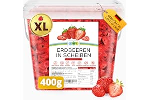 ‎EWL NATURPRODUKTE EWL Naturprodukte Erdbeeren gefriergetrocknet 400g, im bruchsicheren Eimer, gefriergetrocknete Erdbeeren in Deutschland abgefüllt, vegan und natürlich lecker