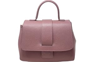 Chicca Borse Borsa a Mano Elegante con Tracolla da Donna in Pelle