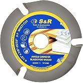 S&amp;R Wood Cutting Disc 115mm Circular Saw Blade 115mm x 3.8mm x 22.25-20mm 3T TCT HW Carbide Teeth
