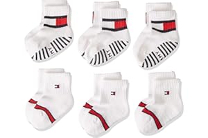 Tommy Hilfiger Unisex Baby Crew Sock Socken (6er Pack)